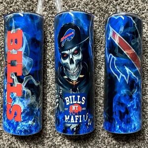 Buffalo Bills Skull Graphic Tumbler